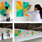 Peintures murales classe PAC ecole Miniac Bouilloud 2013